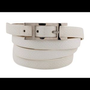 Hermes White Hapi 3 Bracelet